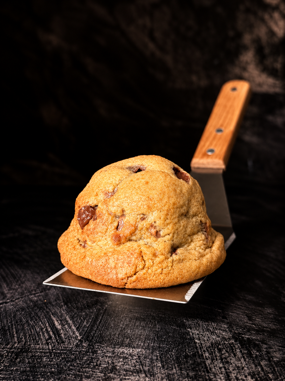 The Belgian thick chewy chocolate chip cookie made with Belgian chocolate, handmade in Dartmoor by Black Bird Bakers.
